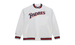 MLB Lightweight Satin Jacket "San Diego Padres - White" SJKT6296 SDPYYPPPWHIT