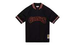 MLB Will Clark Authentic Batting Practice 1/4 Zip Jersey "1991 San Francisco Giants – Black" ABQZ3004 SFG91WCLBLCK