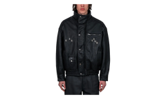 The Commission Leather Bomber Jacket "Black" 7U004Q3009BLK