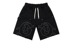 Carpenter-Distressed Shorts "Black" GS150