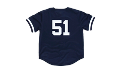 MLB Bernie Williams Authentic Batting Practice Button Front Jersey "1998 New York Yankees - Navy" ABBFAC20020 NYYNAVY98BWI