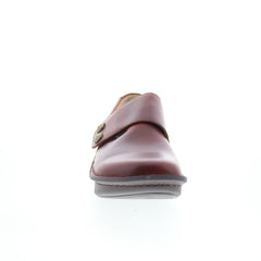 Alegria Deliah DEL-8100 Womens Brown Leather Loafer Flats Shoes