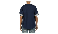 MLB Mesh V-Neck Tee "New York Yankees - Navy" MSPOAJ18001 NYYNAVY1