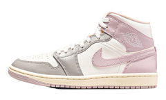 Air Jordan 1 Mid WMNS "Enigma Stone / Particle Rose" BQ6472 122