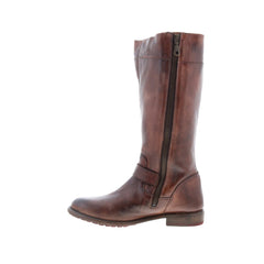 Bed Stu Gogo Lug F315405 Womens Brown Leather Zipper Casual Dress Boots