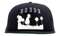 Thousand Palms Trucker Hat "Black / White" FW25HA010123028