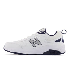 Men's MX857v3 in White with Navy and Rain Cloud
